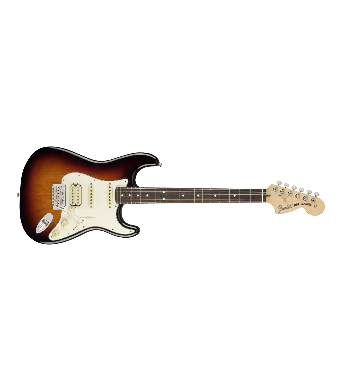 Fender American Performer Stratocaster© HSS 3-Color Sunburst 011