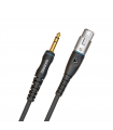 D'Addario Custom Series Microphone Cable, XLR Female to 1/4 Inch, 10 feet PW-GM-10