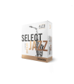 D'Addario Select Jazz Unfiled Alto Saxophone Reeds, Strength 2 Soft, 10-pack RRS10ASX2S