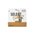 D'Addario Select Jazz Unfiled Alto Saxophone Reeds, Strength 3 Soft, 25 Box RRS01ASX3S-B25