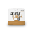 D'Addario Select Jazz Unfiled Tenor Saxophone Reeds, Strength 3 Soft, 25 Box RRS01TSX3S-B25