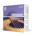 D'Addario EJ26-10P Phosphor Bronze Acoustic Guitar Strings, Custom Light, 11-52, 10 Sets EJ26-10P