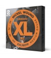 D'Addario EXL160TP Nickel Wound Bass Guitar Strings, Medium, 50-105, 2 Sets, Long Scale EXL160TP