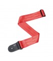 D'Addario Seat Belt Guitar Strap, Red 50mm 50SB01