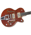 Gretsch G6659TFM Players Edition Broadkasterö Jr. Center Block Single-Cut with String-Thru Bigsbyö and Flame Maple Bourbon Stain 240-1700-878