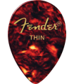 Fender 358 Shape Classic Celluloid Picks - 12 Pack Tortoise Shell 198-0358-700