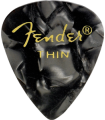 Fender 351 Shape Premium Celluloid Picks -12 Count Pack Black Moto 198-0351-743