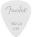 Fender 351 Shape Wavelength Celluloid Picks 6-Pack White 198-3351-380