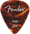 Fender 351 Shape Wavelength Celluloid Picks 6-Pack Shell 198-3351-100