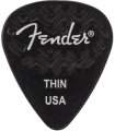 Fender 351 Shape Wavelength Celluloid Picks 6-Pack Black 198-3351-106