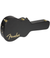 Fender© Classical/Folk Guitar Multi-Fit Hardshell Case Black with Black Plush Interior 099-6224-306