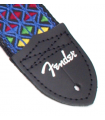 Fender Eric Johnson Signature Strap Blue with Multi-Colored Triangle Pattern 099-0624-001