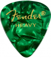Fender 351 Shape Premium Celluloid Picks -12 Count Pack Green Moto 198-0351-971