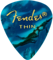 Fender 351 Shape Premium Celluloid Picks -12 Count Pack Ocean Turquoise 198-0351-708