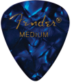 Fender 351 Shape Premium Celluloid Picks -12 Count Pack Blue Moto 198-0351-802