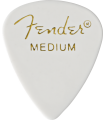 Fender 351 Shape Premium Celluloid Picks -12 Count Pack White 198-0351-880