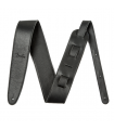 Fender© Artisan Crafted Leather Straps - 2.5" Black 099-0622-006
