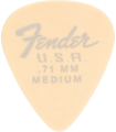 Fender Dura-Tone© Delrin Pick, 351-shape, 12-Pack Olympic White 198-7351-800