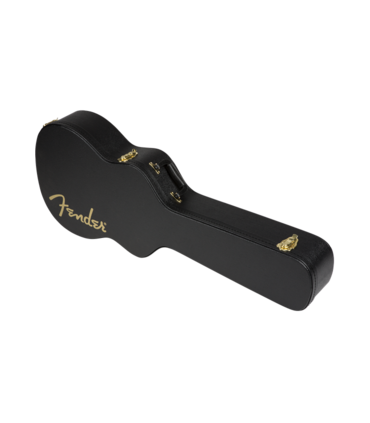 Fender© Classical/Folk Guitar Multi-Fit Hardshell Case Black with Black  Plush Interior 099-6224-306