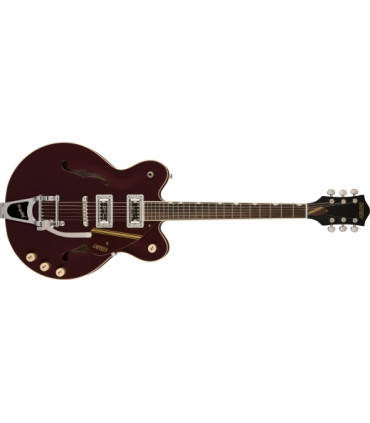 Gretsch G2604T Streamliner Rally II Center Block with Bigsby Two-Tone  Oxblood/Walnut Stain