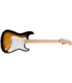 Squier Sonic™ Stratocaster, Maple Fingerboard, White Pickguard, 2-Color Sunburst