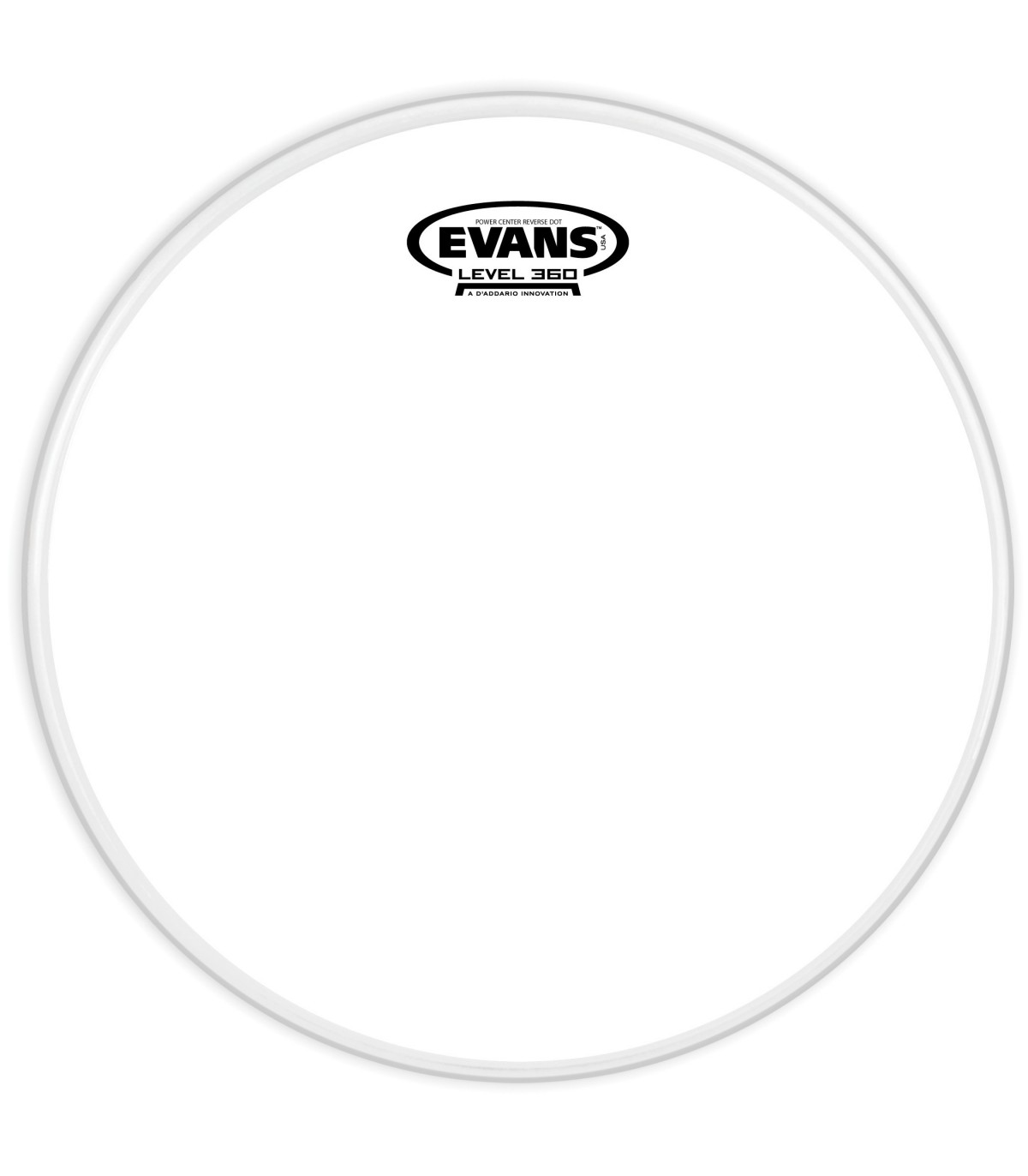 Evans Power Center Reverse Dot Drum 